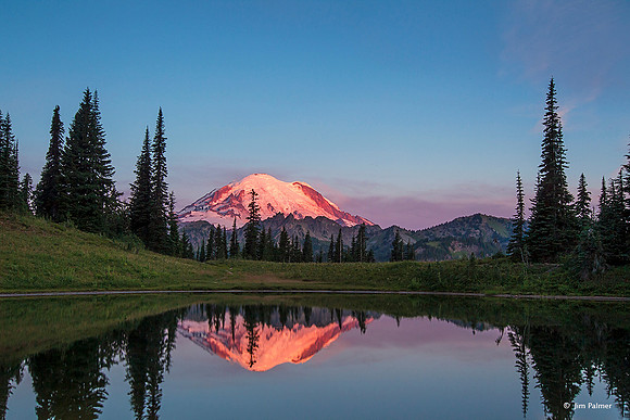 Sunrise Mt.Rainier from Upper Lk Tipsoo